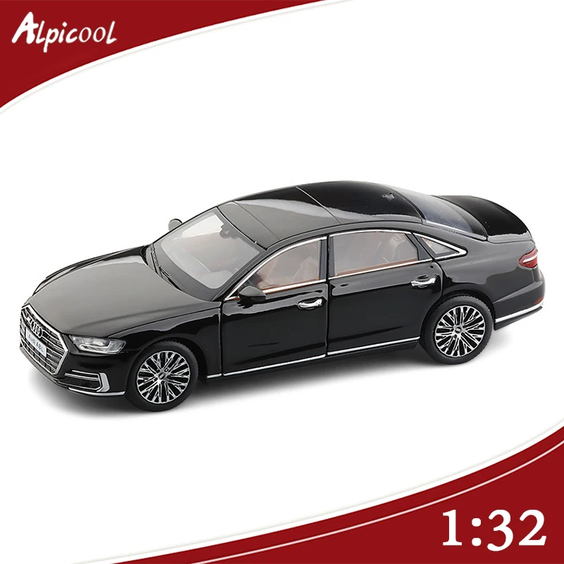 

Simulation 1:32 Audi A8 Alloy Model Die Cast Automobile Metal Car High Sound And Light Collection Children's Gift Toy Flash Sale