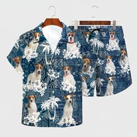 jack russell terrier hawaiian 3d all over printed hawaii shirt beach shorts men for women funny dog sunmmer clothes
