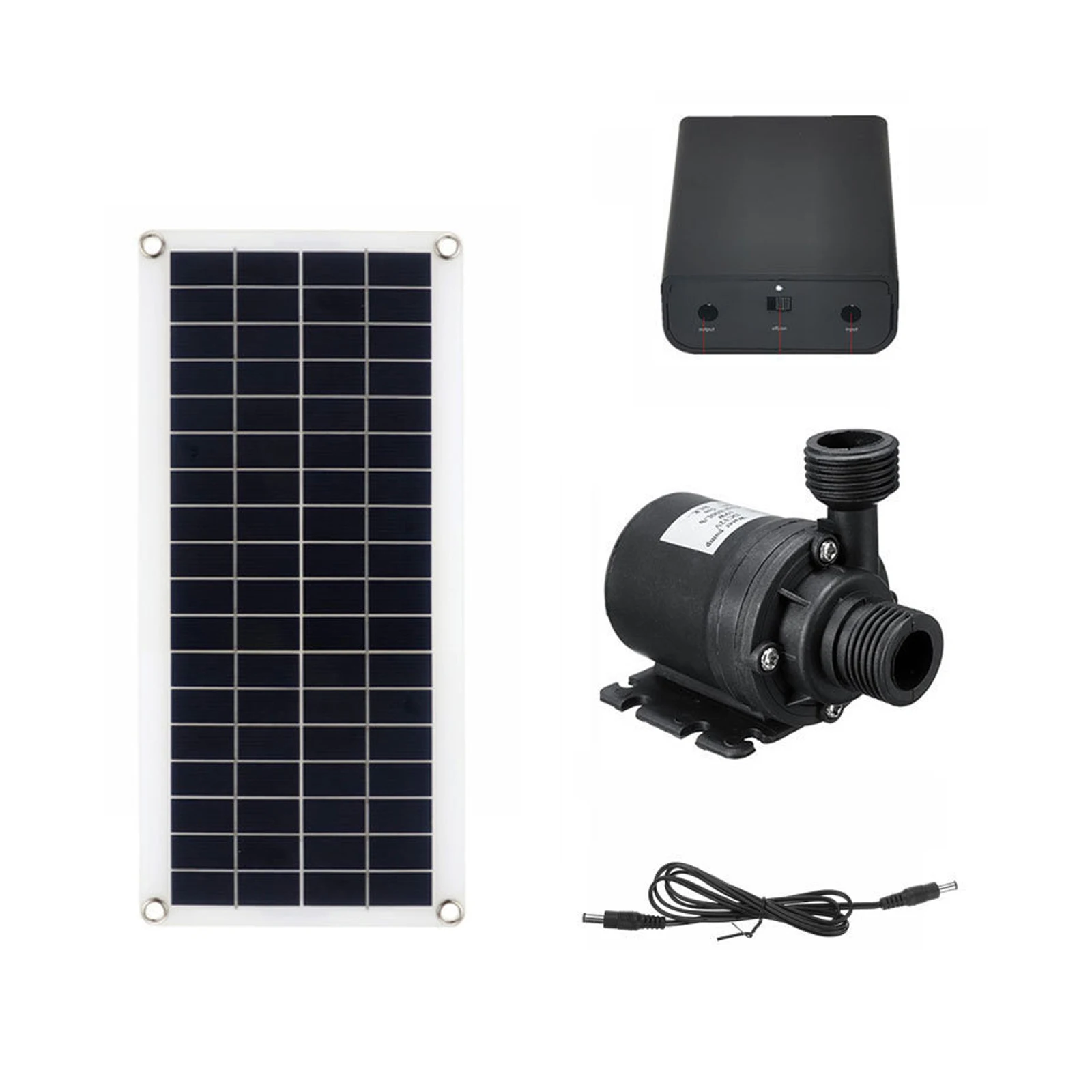 Солнечный водяной фонтанный насос 500 Вт 800 л/ч уличный пруд аквариум садовый