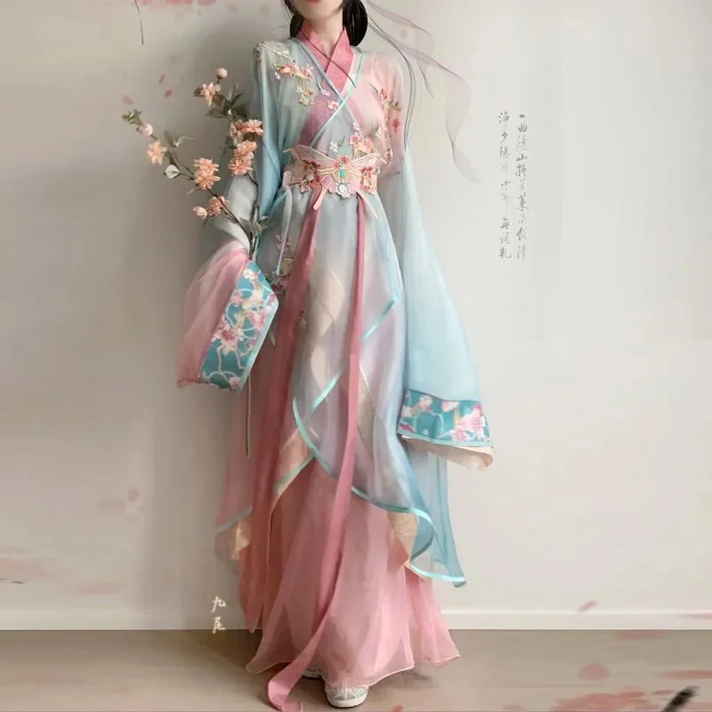 Новый оригинальный соблазнительный диск халат Warring States вышитый Fairy Spirit тяжелая