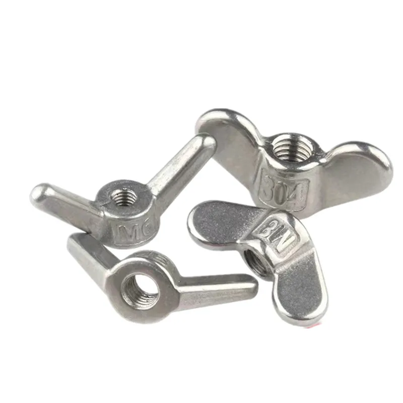 

304 Stainless Steel Butterfly Nut Butterfly Claw Nut Hand Screw Ingot Screw Cap M3M4M5M6M8M10