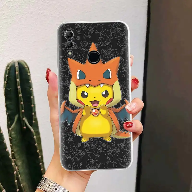 Чехол для телефона с изображением Пикачу покемона Huawei P Smart Z Y5 Y6 Y7 Y9S 2019 Honor 10 Lite 8A Pro