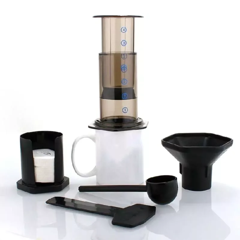 

New Filter Glass Espresso Coffee Maker Portable Cafe French Press CafeCoffee Pot For AeroPress Machine Drop shipping