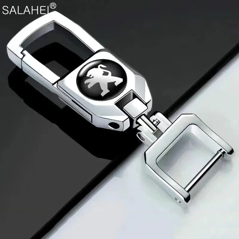 

Metal Car Keychain Men Keyring For Peugeot 408 307 207 3008 5008 2008 508 206 308 208 407 306 406 205 4008 103 106 301 Key Chain