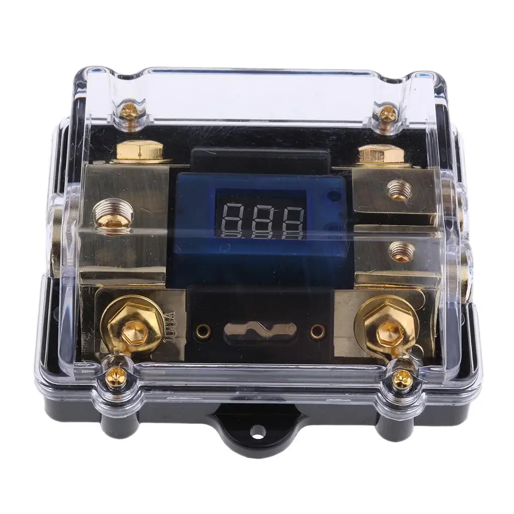 

00A 2 kinds of way Car Audio Digital Block Distribution Hold Gold Plate