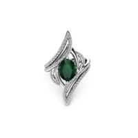light luxury diamond emerald crystal geometric pattern ring ladies wedding party jewelry accessories