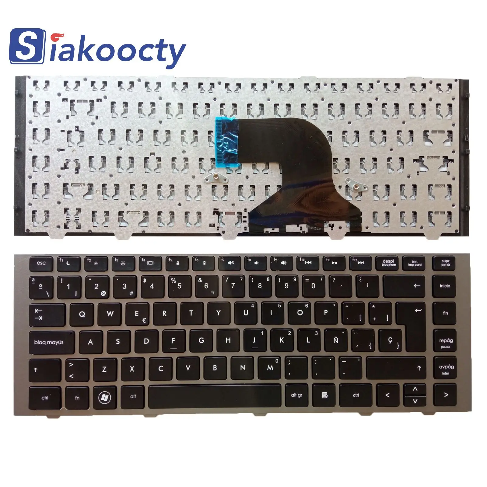 

Shen Zhen горячая Распродажа SP новая внутренняя Клавиатура для ноутбука HP ProBook 4440S 4441S 4445S 4446S ноутбуки-заменяет Серебряный 702238-001