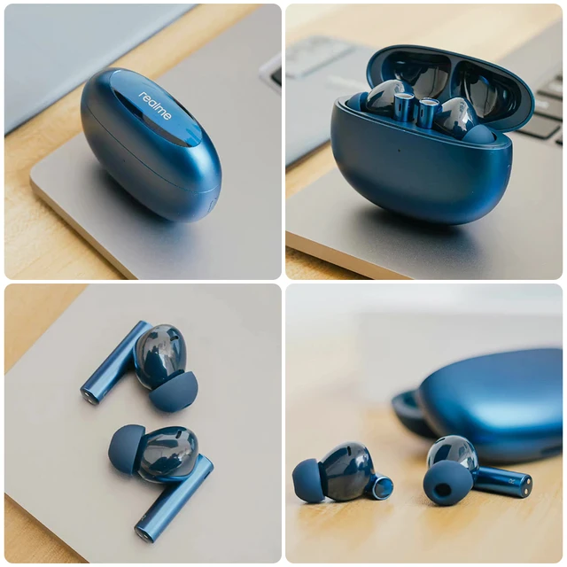 Global Version realme buds Air 3 TWS Earphone Bluetooth 42dB Active Noise Cancelling Wireless Headphone IPX5 For realme 10 Pro 3