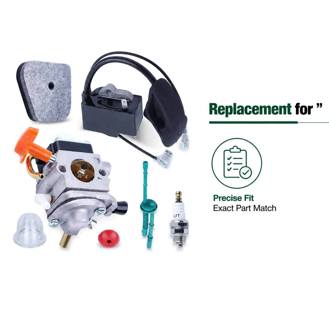 Фото Комплект карбюратора и катушки зажигания для триммеров Stihl FS87, FS90, FS100, HL100, HL95, KM90, HT100, KM100, KM130, запчасти для ремонта кусторезов №2