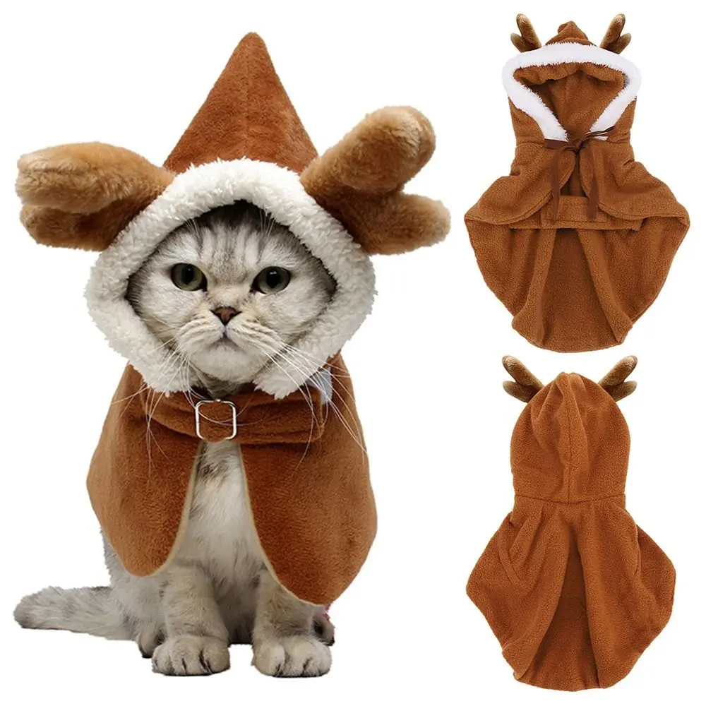 

Рождественское украшение для вечерние, смешное платье, плащ, накидка для собаки, костюм для питомца, ветровка