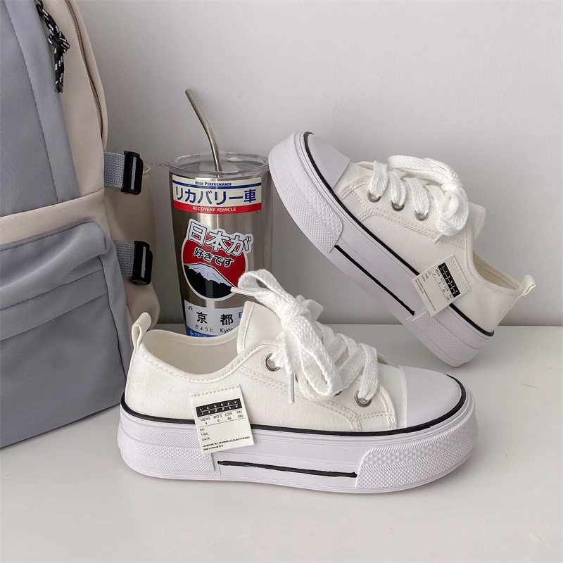 

Canvas Shoes Women's 2023 New Low-top Korean Casual Sneakers Ins Tide Small All-match Small White Shoes Summer Off White Shoes