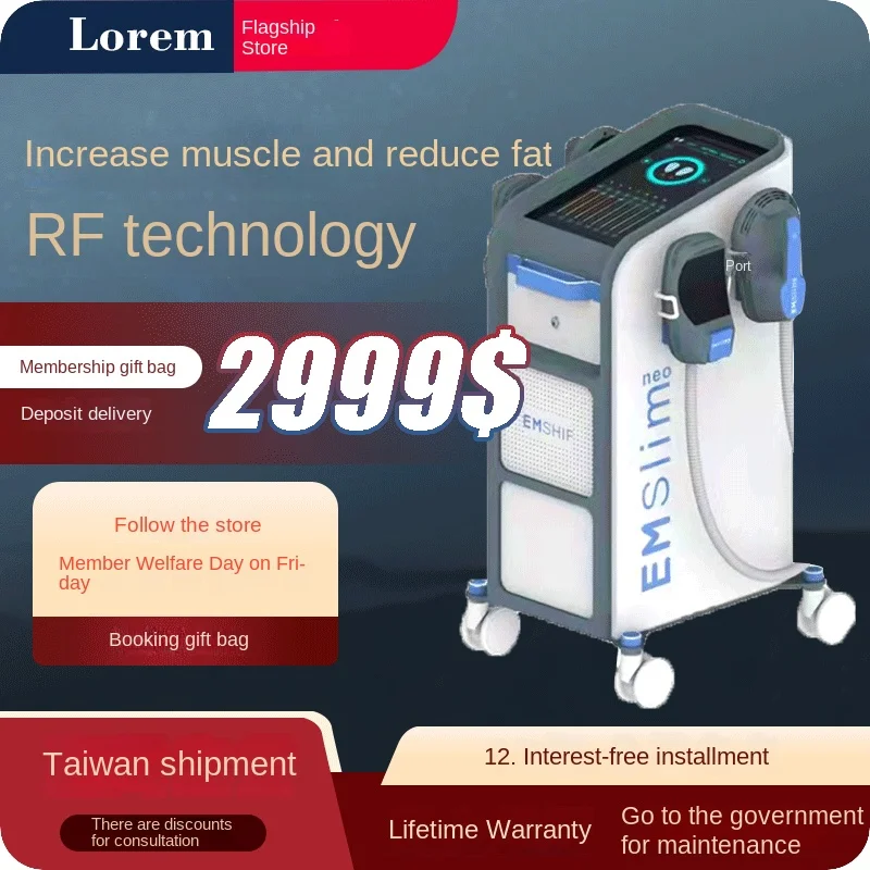 

2021 4 handles 30% energy updated Intensity Electromagnetic Muscle Trainer Teslasculpt Electromagnetic EMS machine