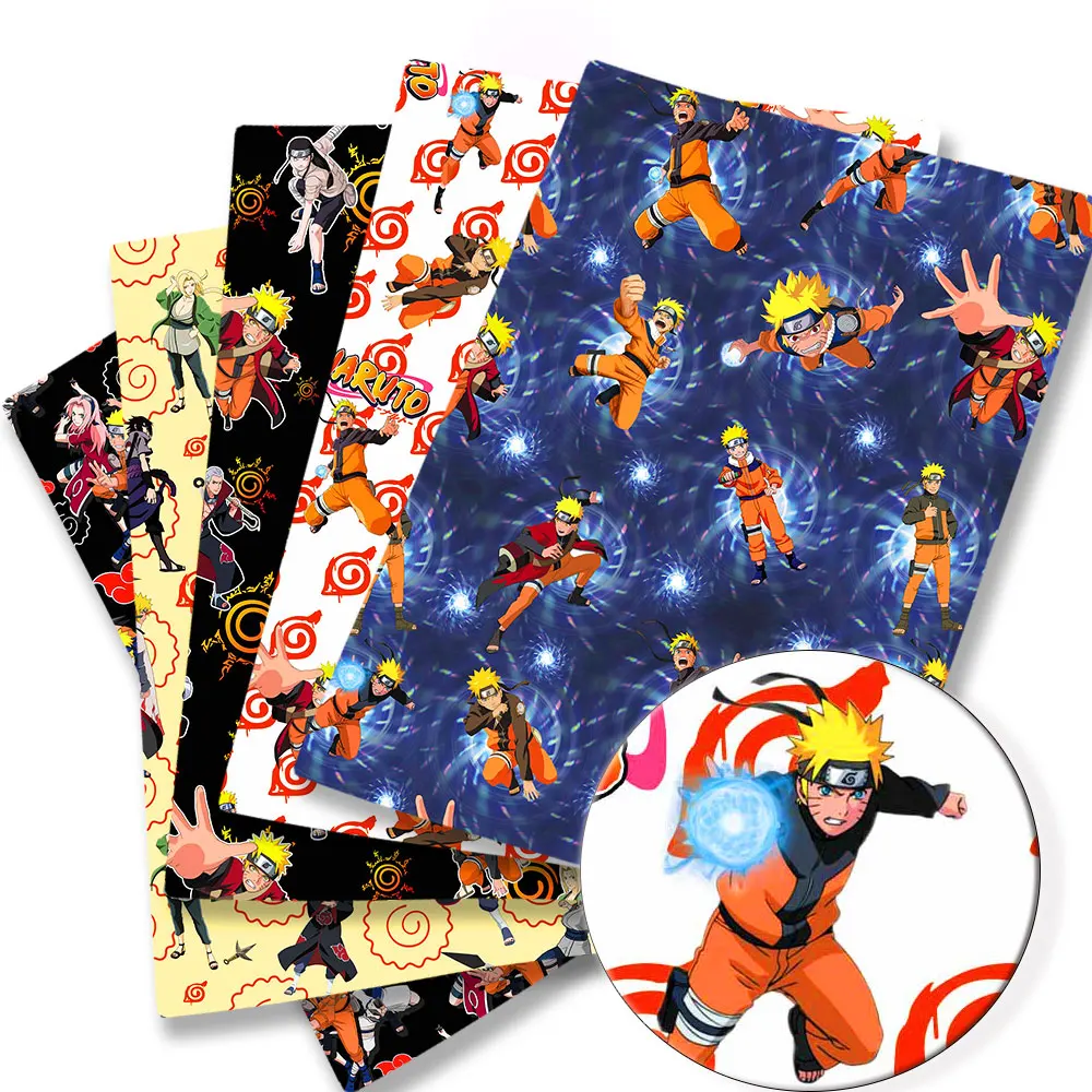 Наруто аниме периферийные устройства ткань 140*50 см DIY шитье лоскутное детское
