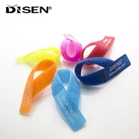 5pcs multicolor self adhesive strap wire storage cable tie tape reusable cable plant fixed binding belt