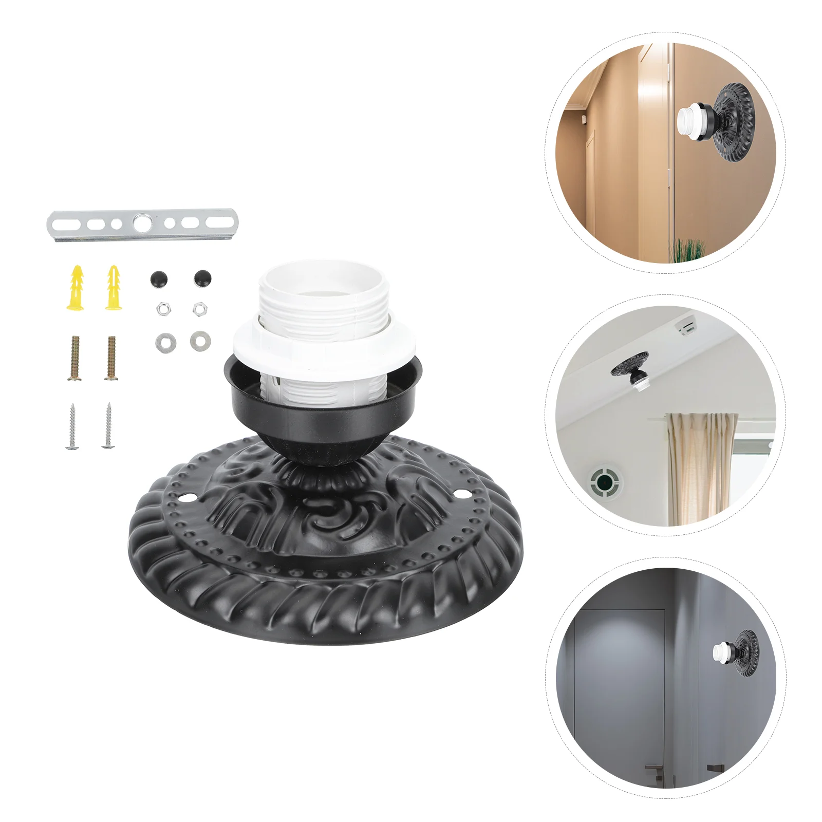 

Holder Light Lamp Ceiling Socket Base E27 Screw Bulb Simplehome Wall Supplies Lighting Part Multipurpose Accessory Indoor