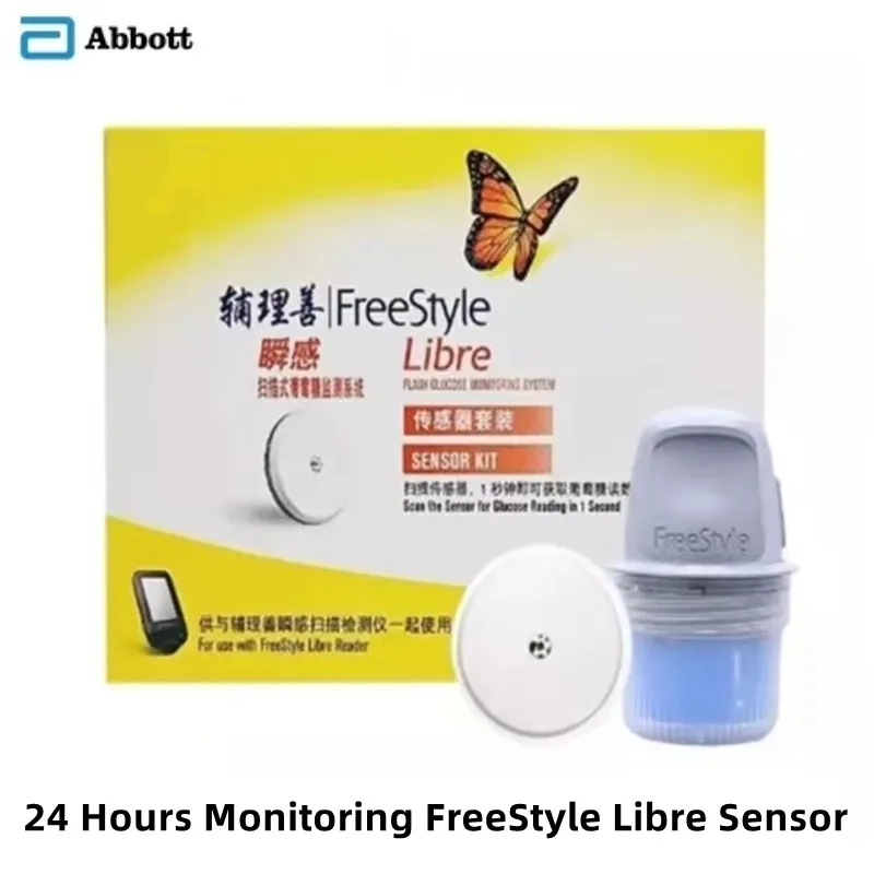 

Abbott Freestyle Libre 24h Real Time Monitoring Blood Glucose Meter Tester Sensor Scanner Finger-Free Sugar Testing Tester