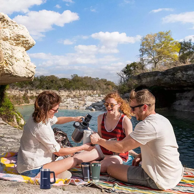 500 мл пивная чашка нержавеющая сталь бутылка для воды термос стакан с открывалкой