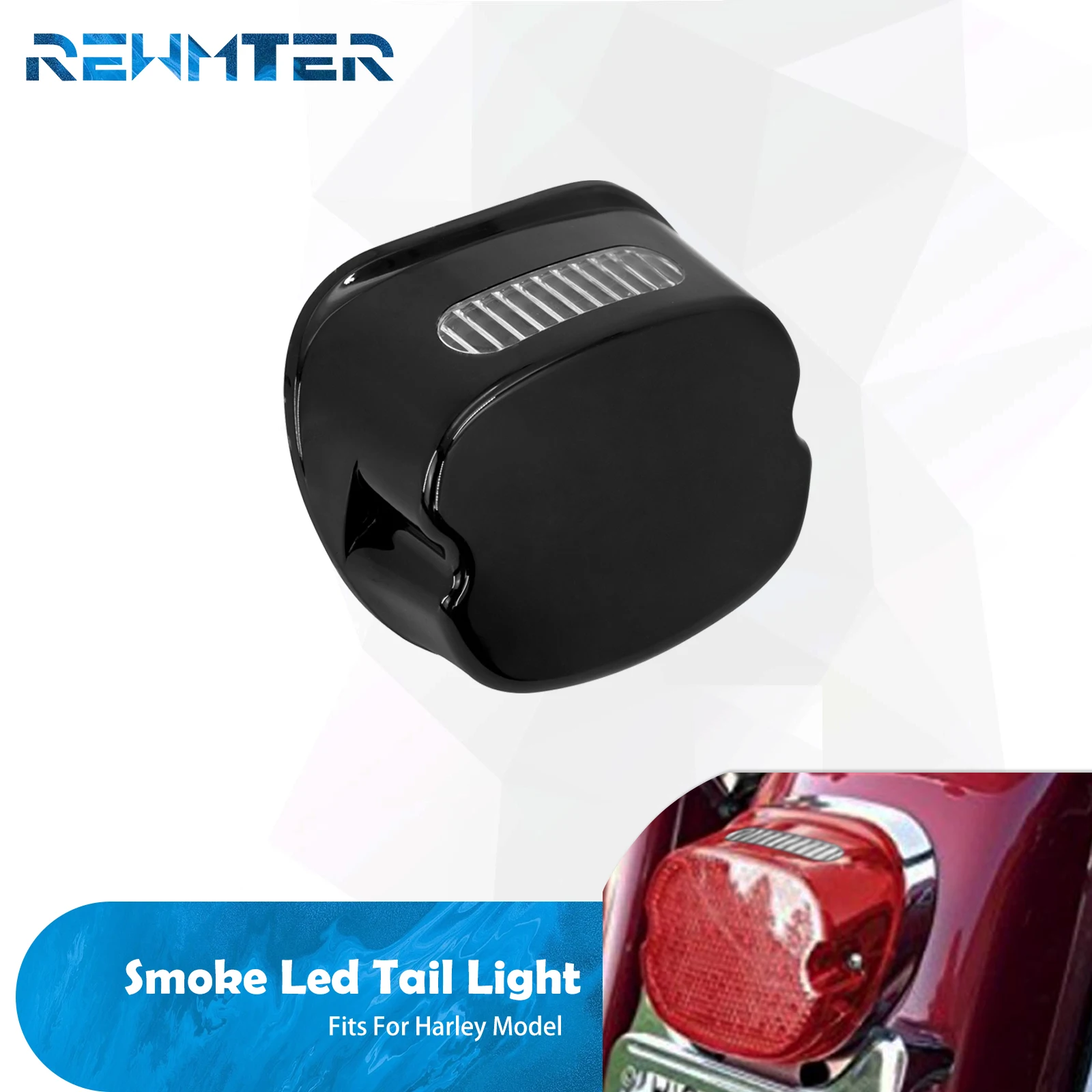 

Светодиодный задний фонарь для мотоцикла Harley Touring Road King FLHR Softail FL Sportster XL883 1200 Dyna Fat Boy, задний фонарь для бега с тормозом