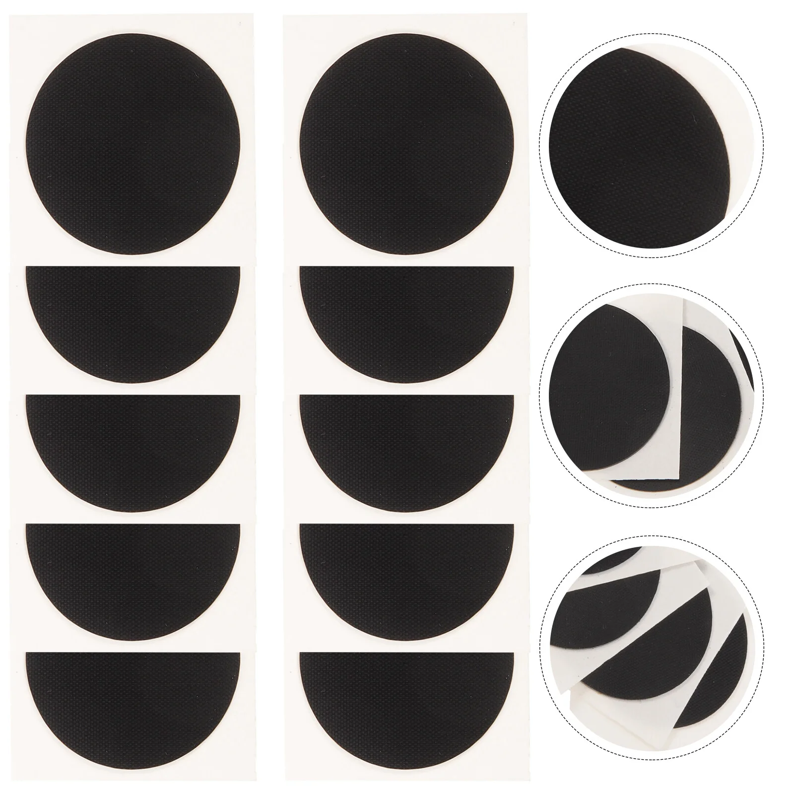 

10 Pcs Repair Kit Motorcycle Riding Gear Tire Glue Free Bike Patch Heavy Duty Tools Rubber Vehicle Puncture Patches Car