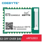 Многопротокольный беспроводной модуль SoC nRF52833 BLE 5,1 Zigbee Rf E73-2G4M08S1E IOT коммуникационный модуль малого размера