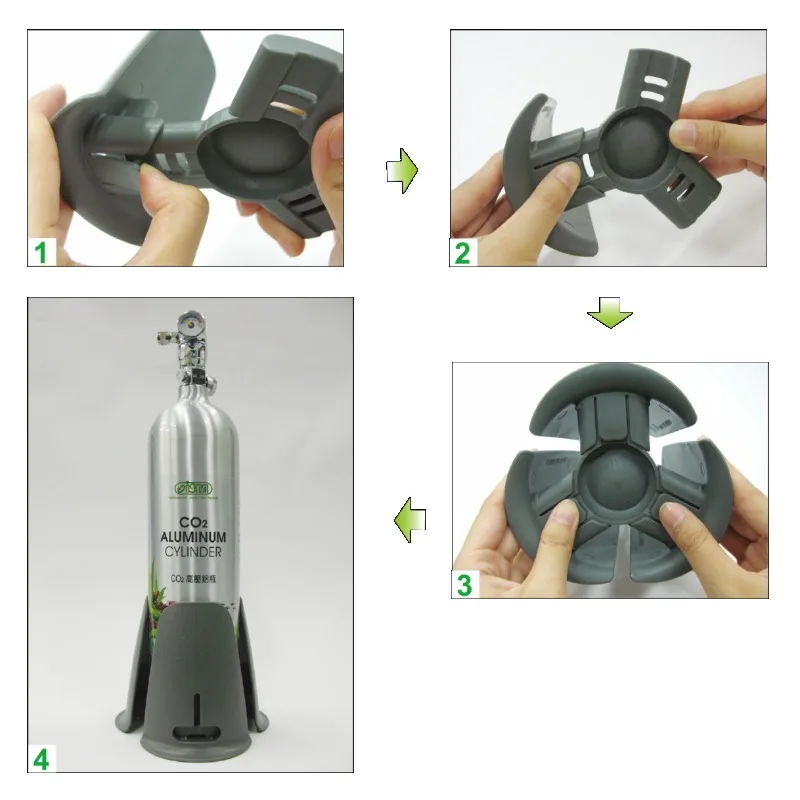 Оснастка цилиндра из СО2 со стальным цилиндром