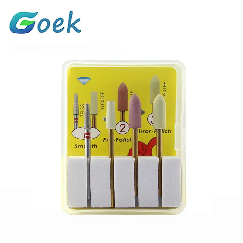 

Набор стоматологических сверл HP с регулировкой, 4 шт./компл., циркониевые сверла, наборы лабораторных инструментов, стоматологический инстр...