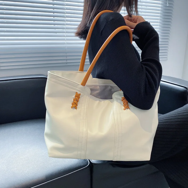

Women Tote Bag PU Leather Female Shoulder Handbags Large Capacity Shopping Bags 2021 New Shopper Totes Versatile Lady Hand Bag