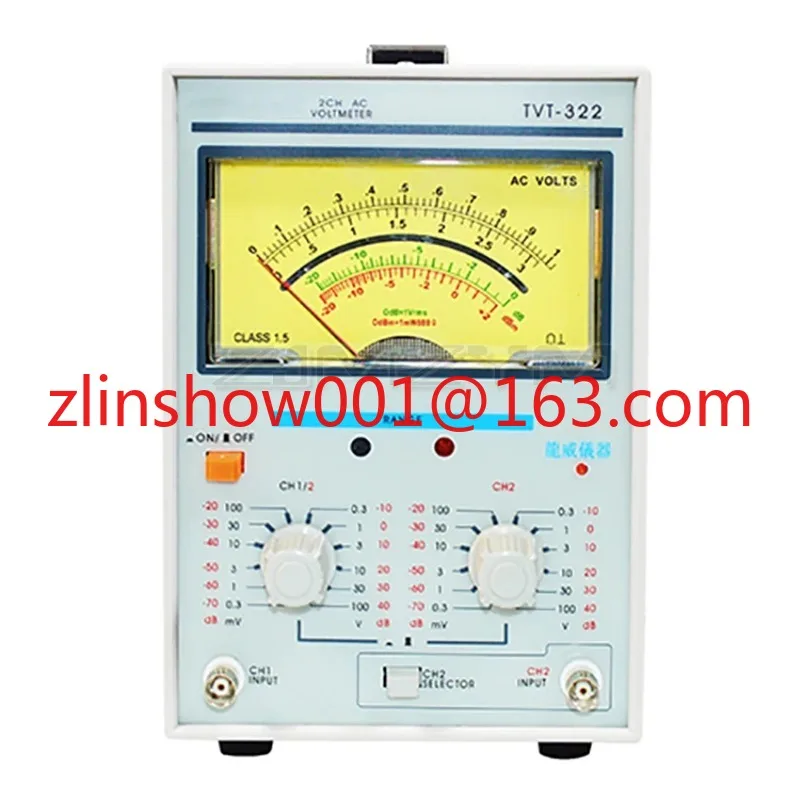 TVT-322 двухканальный мультивольтметр двойная игла миллиметр новый дизайн высокое