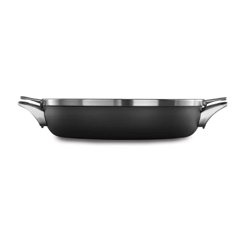 

Calphalon Premier Space-Saving MineralShield Nonstick 12-Inch Everyday Pan with Lid Cast Iron Cookware Cast Iron Pan