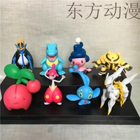 genuine bulk jakks pokemon drilbur pikachu chikorita phanpy scraggy action figures model ornaments kids toys collect gifts