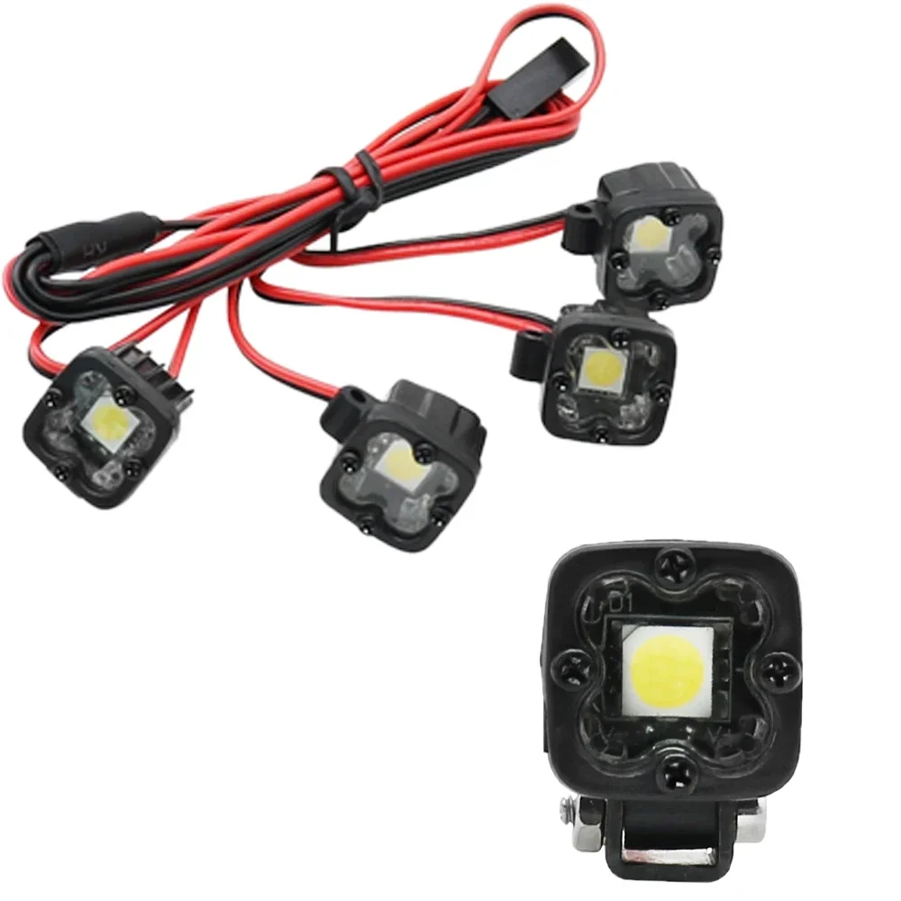 Яркие фонари фара прожектор Радиоуправляемый автомобиль для 1/10 RC Crawler Axial TRX4 TRX6