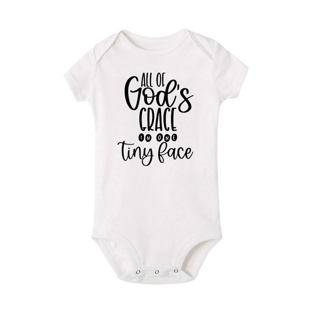 Комбинезон для новорожденных с изображением всего Бога изящности в одном и