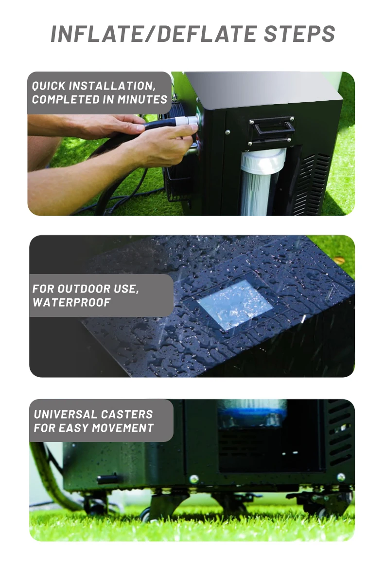 Охладитель воды Vanace AL 1HP Power Athletic Sport Recovery Квадратный бассейн Оптовая продажа