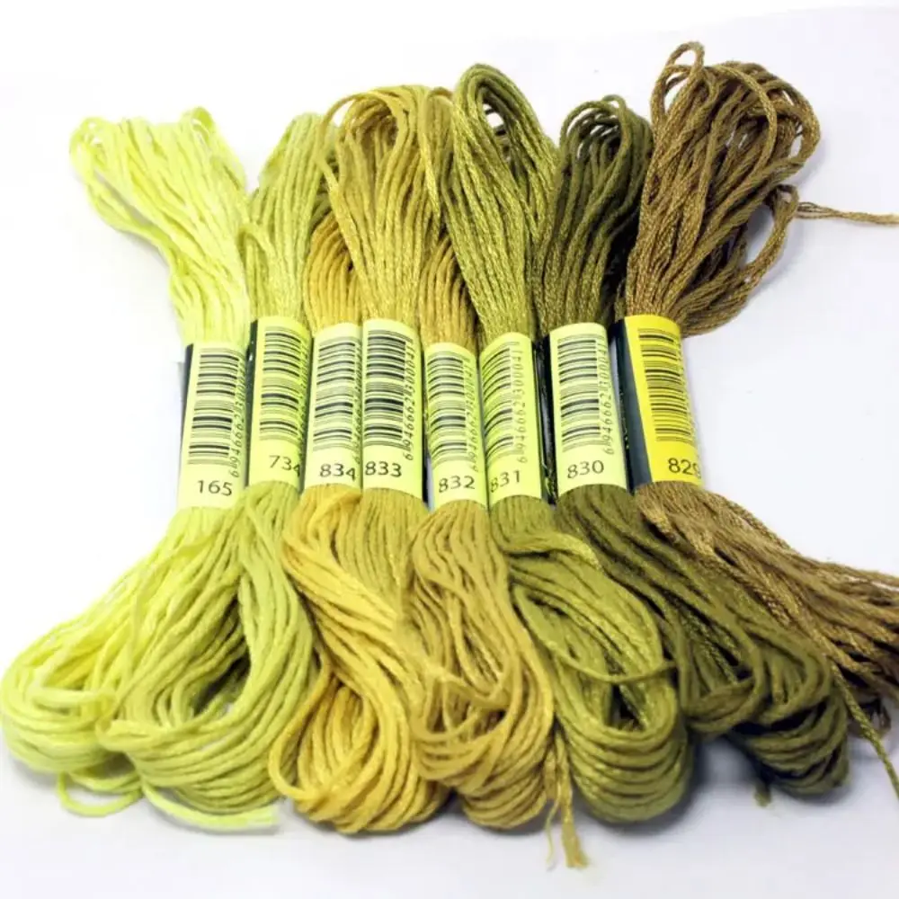 Нить для вышивки крестиком уникальная Стильная хлопковая нить разные цвета