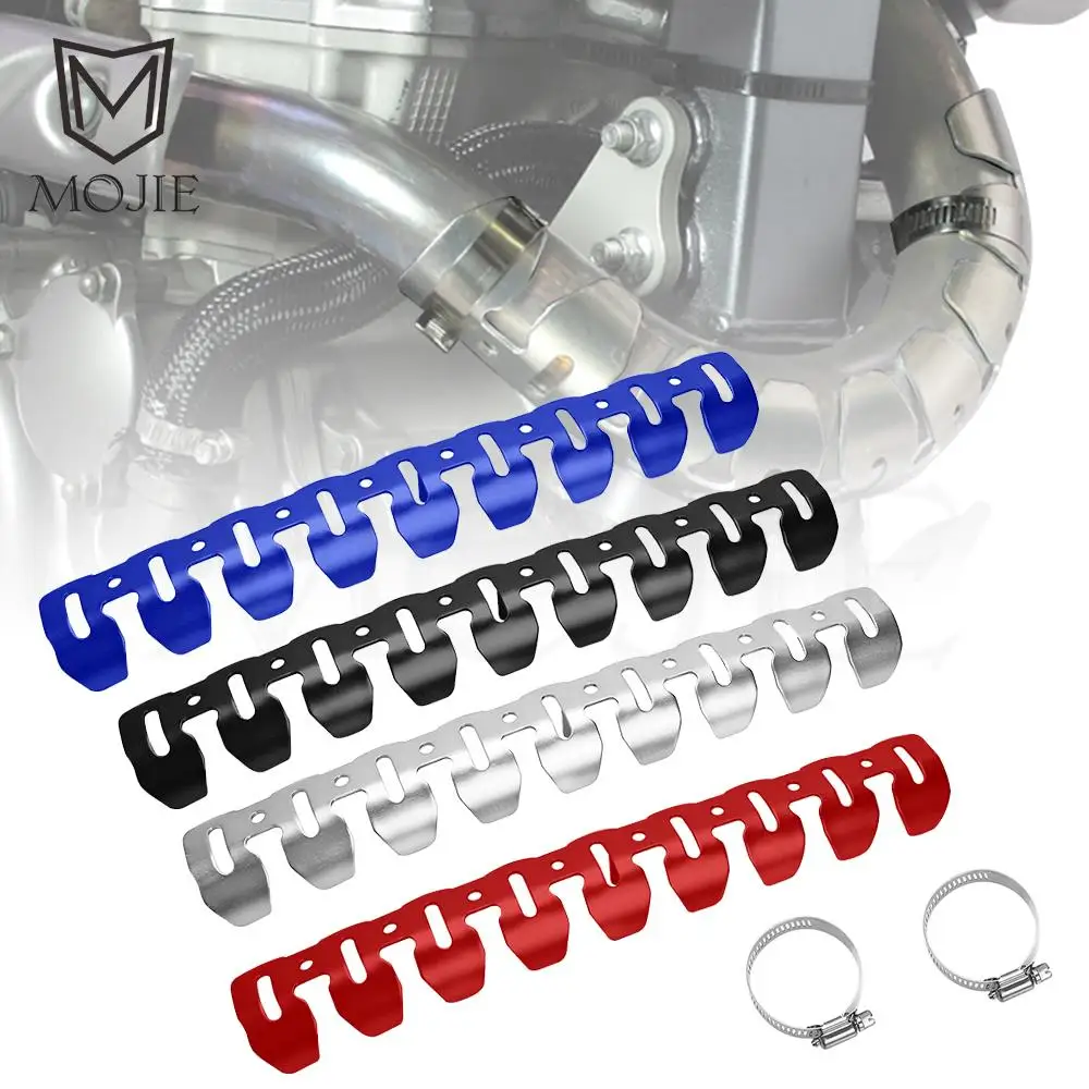 

Motorcycle For Gas Gas EC 2T EC 4T FSE FSR KX125 dirt bike Exhaust Muffler Pipe Leg Protector Heat Shield Cover Heat resistant