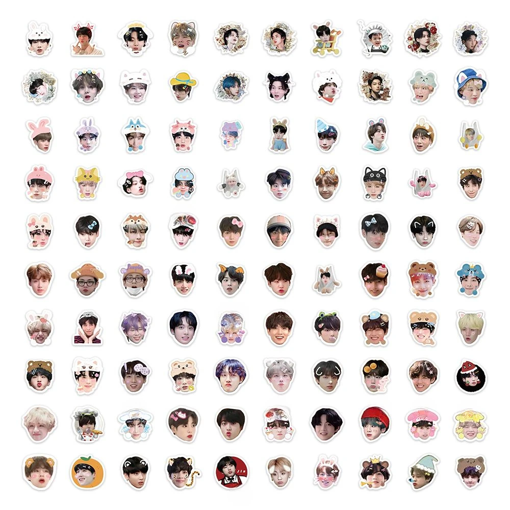

Набор стикеров Kpop 100 шт shengbide