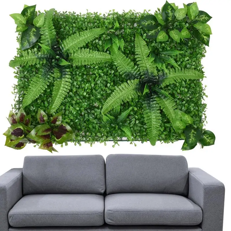 

Зеленая стена 16x24 дюйма, искусственная трава, зеленая стена, настенные коврики, искусственная трава, фон для стены, УФ-экран