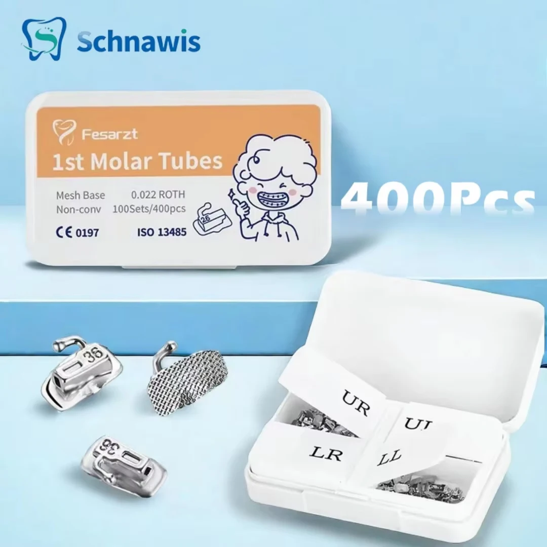 400 шт. склеивающие буккальные трубки стоматологические ортодонтические 1-й 2-й