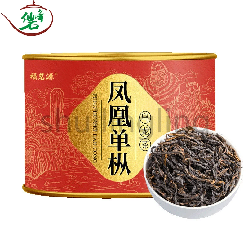 

Fenghuang Single Cong Duck Excrement Fragrant Mountain Oolong Tea Authentic Chaozhou Single Cong Luzhou Tea Canned 50g/ Can Gift