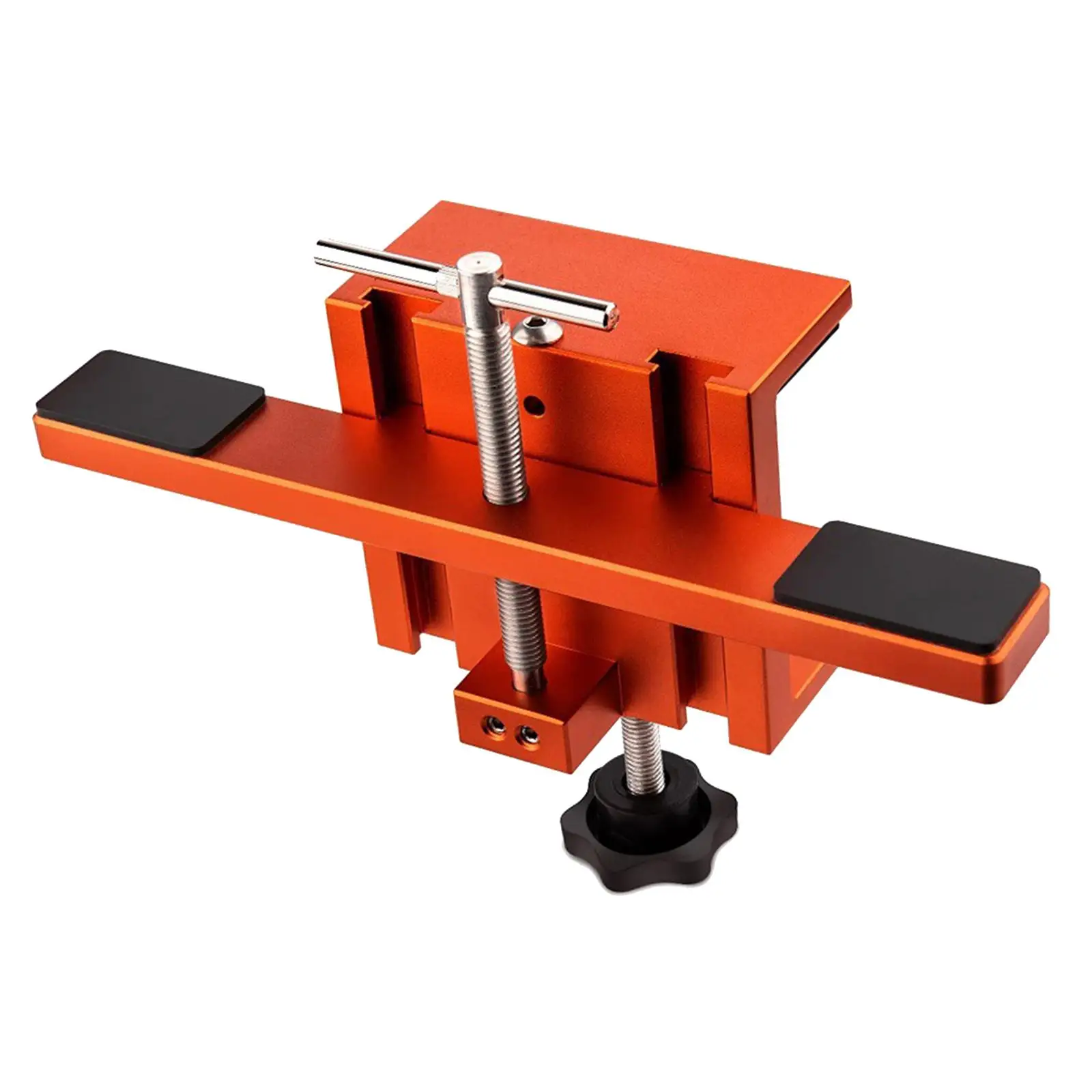 

Cabinet Door Mounting Jig CNC Aluminum Alloy with Small Wrench for Wood Furniture Positioning Frameless Cabinets Installation