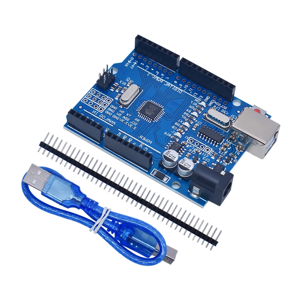 Стартовый комплект для UNO + WiFi R3 оригинальный чип ATMEGA328P CH340G Arduino макетная плата