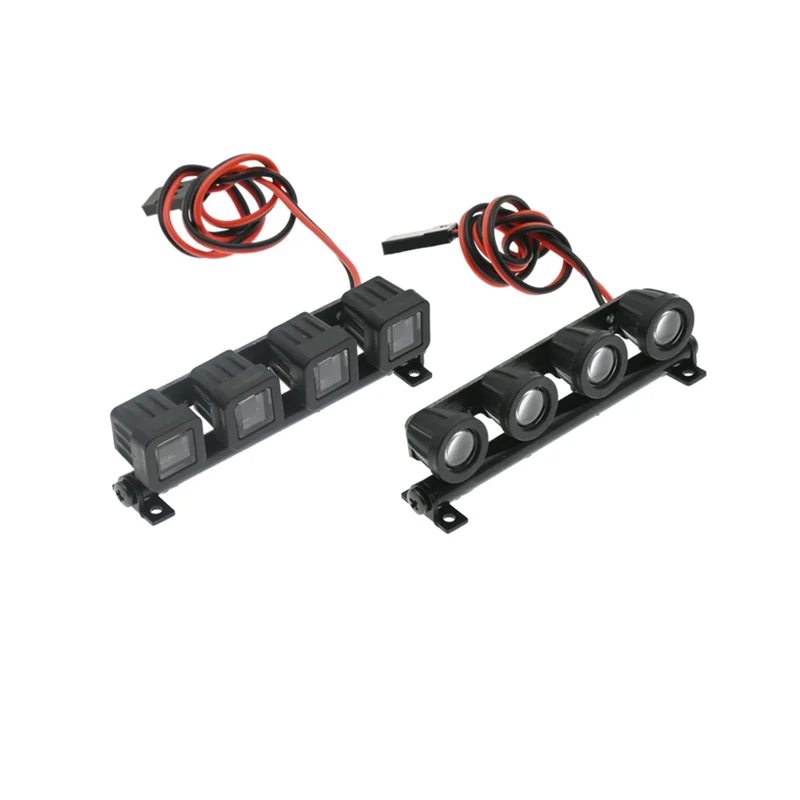 Светодиодная лампа на крышу для Axial SCX24 FMS FCX24 Xiaomi Jimny WPL D12 Mini 1/18 1/24 RC Crawler Car 2