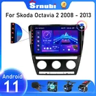 Srnubi для Skoda Octavia 2 A5 2008 2009 2010 2011 2012 Автомагнитола Android 2 din мультимедийный плеер навигация GPS Стерео DVD