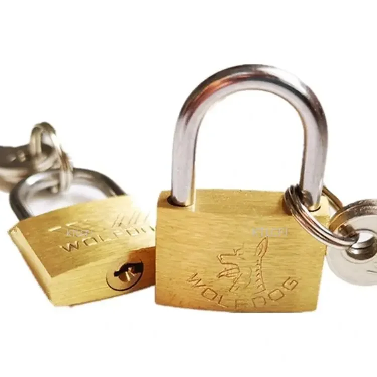 

Медный замок с 3 ключами, латунный навесной замок, фурнитура для дорожного чемодана, шкафчик, чемодан, инструмент безопасности, маленькие дверные замки