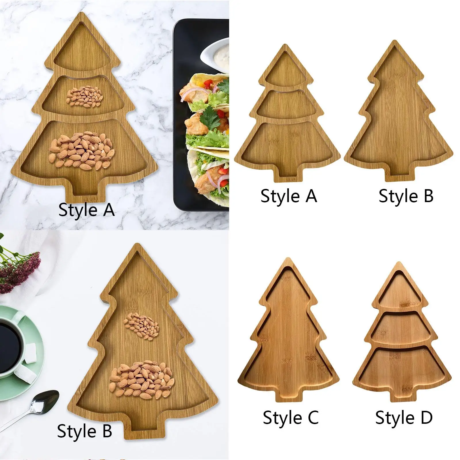 Рождественский сервировочный поднос для десерта сервировочная миска