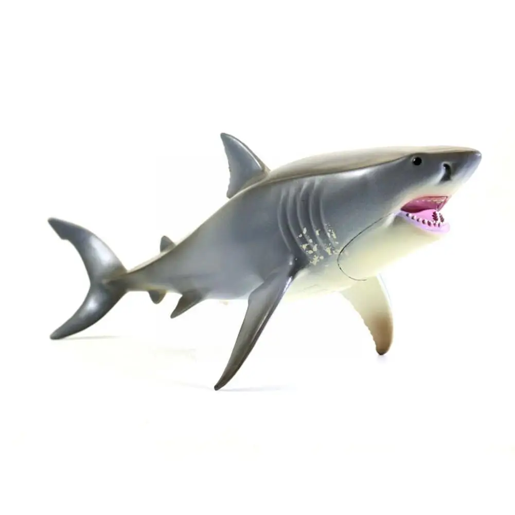 Фигурка Megalodon Big Shark Model Sea Life фигурка животного большая белая акула Oean игрушка для