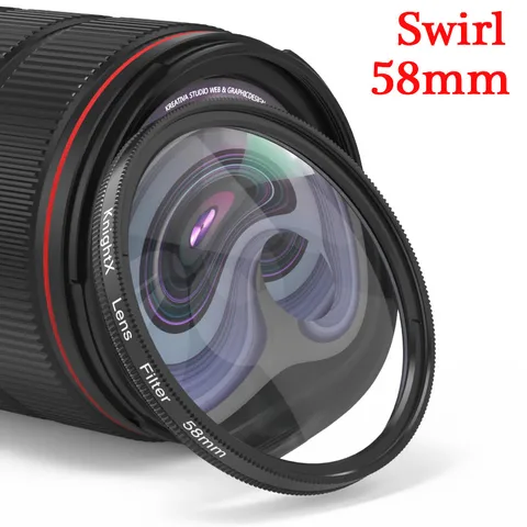 Крутящийся фильтр для камеры 49 мм 52 мм 55 мм 58 мм 62 мм 67 мм мягкая камера для фотосъемки UV CPL объектив прозрачное стекло эффекты размытия Призма Nd DSLR