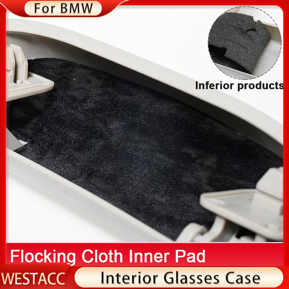 Car Glasses Case Sun Glasses Holder Sunglasses Box for BMW 5 Series E39 F11 G31 2011 - 2018 Storage Box Accessories