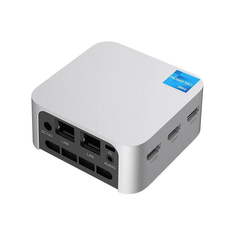 T8pro Gateway Mini PC Daul LAN Portable Computer Intel Celeron N5095 3*USB 3.1 TypeA Wifi5 BT4.2 Windows11