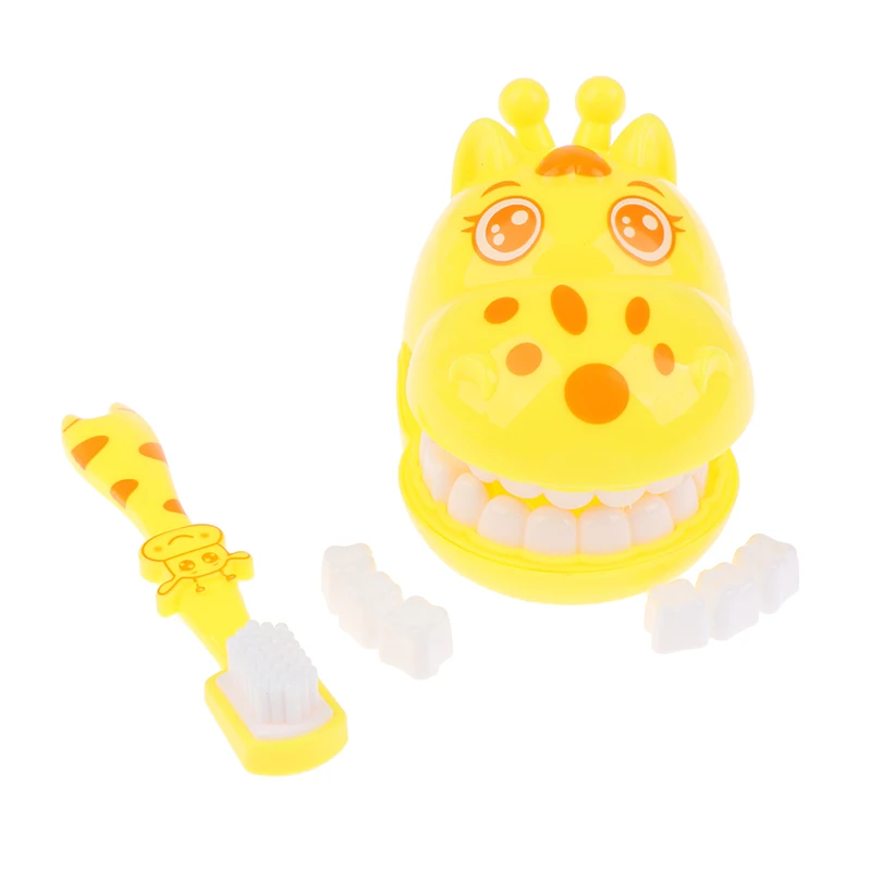 

Giraffe Teeth Brush Demo Teeth Teaching Model Dental Model Teeth Model Kids Children Earlier Education Brushing Tooth Toy Gifts